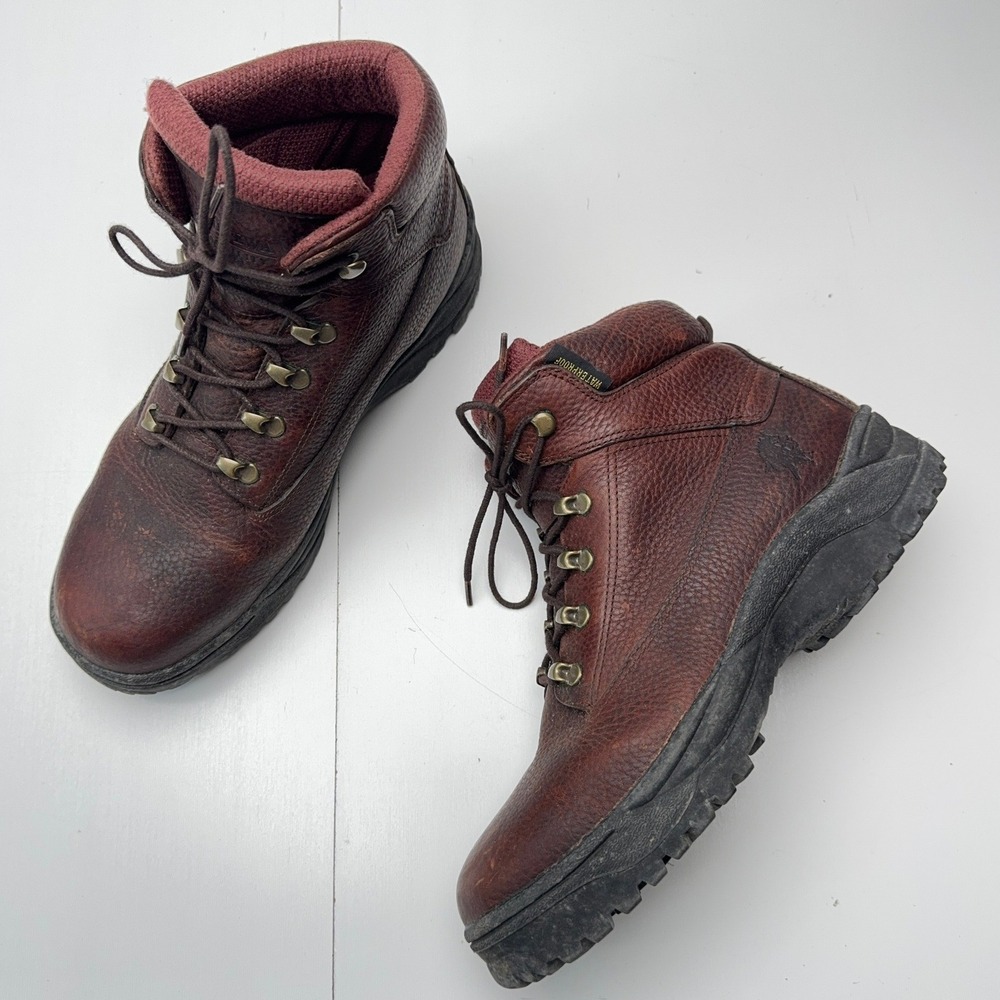 Chippewa Specialty 25882 1001 Brown Leather Waterproof Work Boots Mens 9.5 W